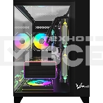 Компьютерный корпус AeroCool/Formula Crystal Z9ML Floe черный без БП mATX 4x120мм 2xUSB 3.0 audio bott PSU, фото7