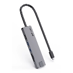 USB-концентратор WAVLINK USB Type-C, USB Type-C/USB 3.0/USB 2.0/HDMI/Gigabit LAN/SD/Micro SD, USB, фото 1