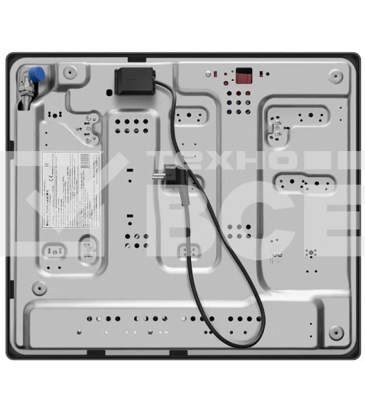 Газовая варочная панель Maunfeld EGHE.64.6CW/G, 4 конфорки, эмалированная сталь, белый