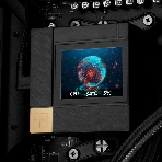 Система жидкостного охлаждения Thermalright Core Matrix 240 Vision (240мм, LED, Black, ARGB/Fans: 2x120мм, 68.9CFM, 28.2dBA, 2000RPM/Pump height 64.4мм, Rad thickness 27мм/S: 1700, 1200, 1851, 115X, AM5, AM4), фото3