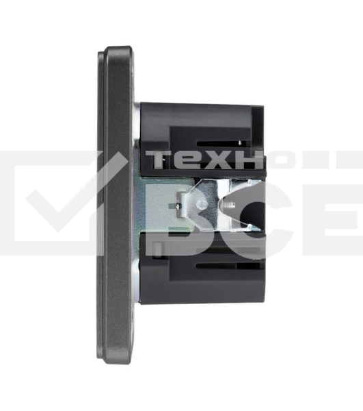 Розетка Kranz ROUND USB-A+Type-C 3А с функцией быстрой зарядки титан