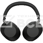 Беспроводные/проводные наушники Sony WH-1000XM6 черный, полноразмерные, Bluetooth + проводной, адаптивное активное шумоподавление, до 40 ч, фото4