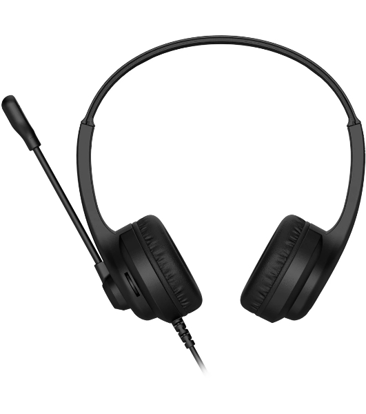 Гарнитура A4Tech HU-8 чёрный, проводная