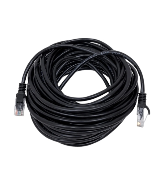 Патч-корд медный UTP Cablexpert PP10-10M/BK cat.5e, 10м, литой, многожильный, черный