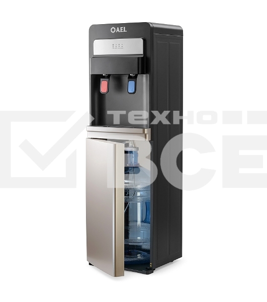 Кулер для воды AEL LD-AEL-805a, нижняя загрузка, нагрев 95 °С, охлаждение 10 °С, чёрный