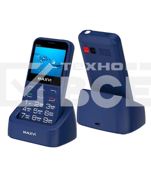 Мобильный телефон Maxvi B231ds синий
