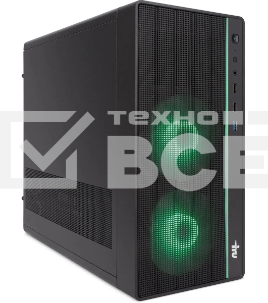 ПК IRU Game 510H6SEA MT i5 12400F (2.5) 16Gb SSD512Gb RTX3050 6Gb Free DOS GbitEth 500W черный (2023150)