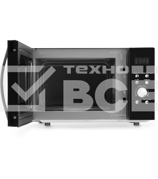 Микроволновая печь Hyundai HYM-D2078 черный 23л 800Вт кнопки, поворотный механизм