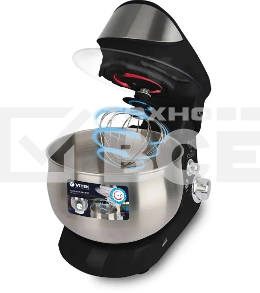 Миксер планетарный Vitek VT-1445 (MC) черный/серебро