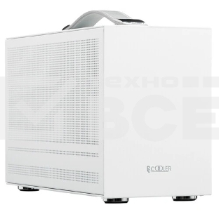 Компьютерный корпус PCCooler I100 PRO MESH WH, Mesh Compact, белый, SPCC, no fans ITX 60/300/SFX PSU support; 1x2.5