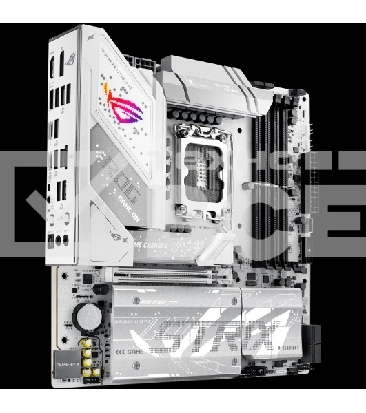Материнская плата ASUS ROG STRIX B860-G GAMING WIFI, LGA 1851, Intel B860, 4xDDR5, 4xSATA, 4xM.2, 1xPCIe 5.0 x16, 1xDP, 1xHDMI, 1xThunderbolt 4, 1x 2.5Gb LAN, 1xUSB-C 20Gbps, 1xUSB-A 10Gbps, 3xUSB-A 5Gbps, 4xUSB-A 2.0, 2x3.5 мм, 7.1, mATX