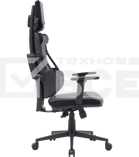 Кресло компьютерное Cactus CS-CHR-DUO-GYBK серый/черный