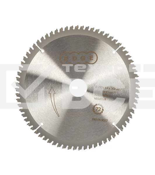 Диск EDGE by PATRIOT пильный по алюминию 210x72x30/20 negative