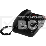 Телефон проводной Maxvi CB-01 черный, фото 1