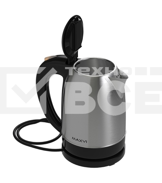 Чайник электрический Maxvi KE1721S silver-black