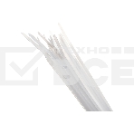 Нейлоновые стяжки Fortisflex КСС 3х200 мм белый 100 штук, фото2