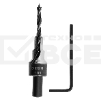 Сверло-зенкер под конфирмат Denzel 4 мм, фото 1