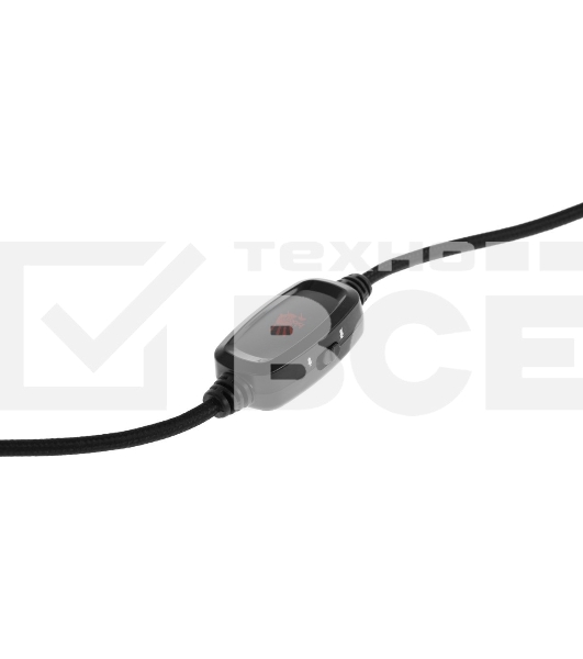 Гарнитура проводная с микрофоном A4Tech Bloody G535P черный/серебристый 2м мониторные оголовье (G535P 4PIN+USB/BLACK+SILVER)