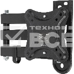 Кронштейн для телевизора Hama R1 118153 черный, 10'-27' макс. 15 кг, настенный, поворотно-выдвижной и наклонный, фото10