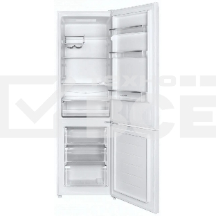Холодильник Maunfeld MFF176SFW белый двухкамерный 187/75л морозилка снизу, ручная разморозка