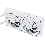 Система жидкостного охлаждения Thermalright Frozen Horizon 240 Digital (240мм, LED temp., White, ARGB/Fans: 2x120мм, 68.9CFM, 28.2dBA, 2000RPM/Pump height 53.2мм, Rad thickness 27мм/S: 1700, 1200, 1851, 115X, AM5, AM4), фото7