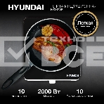 Плита настольная электрическая Hyundai HYC-0105 белый стеклокерамика, фото15