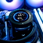Система жидкостного охлаждения Thermalright Core Vision 360 (360mm, LED, Black, ARGB/Fans: 3x120mm, 72.37CFM, 27.7dBA, 2000RPM/Pump height 66mm, Rad thickness 27mm/S: 1700, 1200, 1851, 115X, 2011, 2066, AM5, AM4), фото3