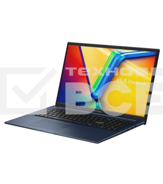 Ноутбук Asus Vivobook 17 X1704VA-AU1108/17.3'/IPS/Intel Core 7 150U/16/512Gb SSD/Intel Graphics/без ОС/синий/2.1kg