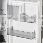 Холодильник Maunfeld MFF192NFB01 Inverter черный стекло трехкамерный 334/184л морозилка снизу, No Frost, Side by Side, фото3