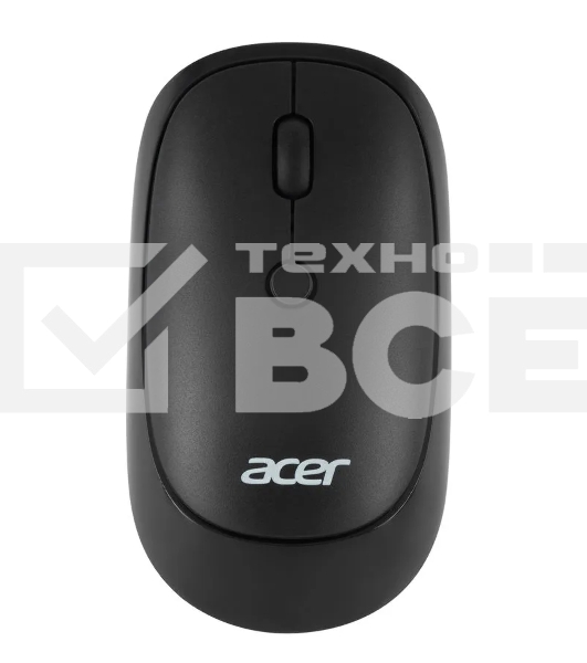 Мышь беспроводная Acer OMR137 черный, 1600 dpi, радиоканал, USB, кнопки - 4