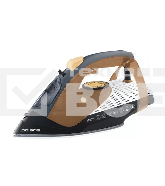 Утюг Polaris PIR2860AK 3m Черный/Оранжевый 2800Вт