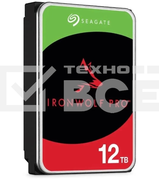 Жесткий диск Seagate SATA-III 12Tb ST12000NT001 NAS Ironwolf Pro 512E (7200rpm) 256Mb 3.5