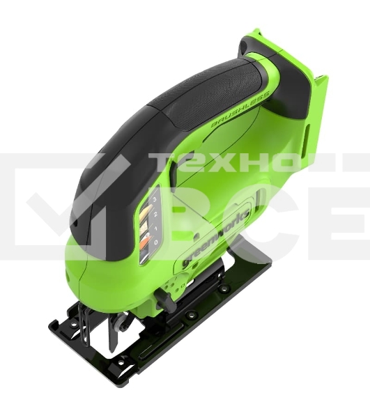 Лобзик аккумуляторный GreenWorks GD24JS90, 24V, бесщеточный без АКБ и ЗУ (3601707)