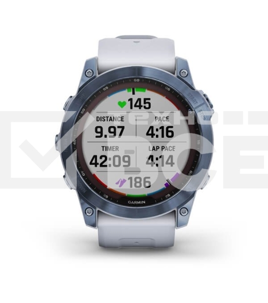 Смарт-часы Garmin Fenix 7x Sapphire Solar синий минерал 51мм