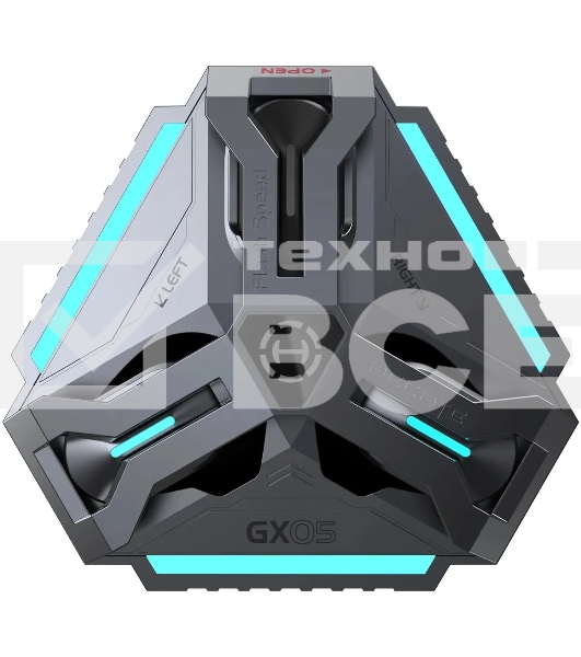 Наушники с микрофоном Edifier GX05 серый вкладыши BT в ушной раковине