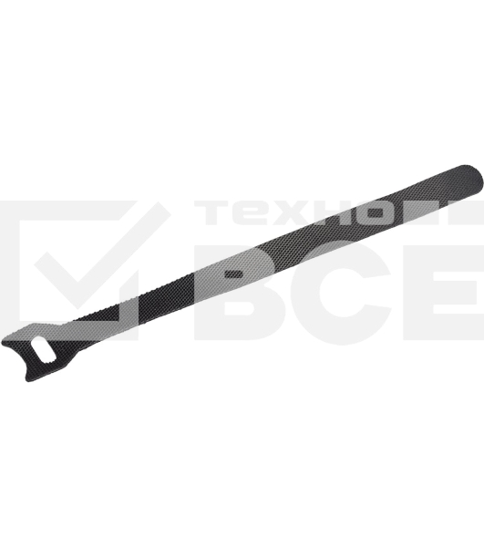 Хомут-липучка LANMASTER LAN-VCM180-BK, 180мм, 20шт, черный
