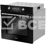 Духовой шкаф электрический Hyundai HEO 6648 BG черный, встраиваемый, фото3