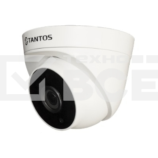 Камера видеонаблюдения IP Tantos TSi-Eeco25F 3.6-3.6мм цв. корп.:белый/черный (00-00122955)