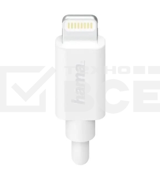 Автомобильное зар./устр. Hama H-183291 1A кабель Apple Lightning белый