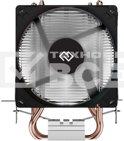 Кулер для процессора Digma D-CPC110-PWM1 черный, 90 мм, алюминий/медь, 2200 об/мин, 23 дБ, 4 pin, 110 Вт, 130 мм