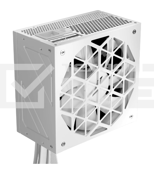 Блок питания 1STPLAYER ACK HA-650AC1-WH, 650Вт, 80 PLUS Standard, 140мм, белый