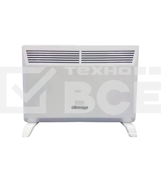 Конвектор электрический AC ELECTRIC ACE/CMI-1500G белый, 1500 Вт, 15 м2, термостат