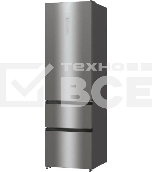 Холодильник Hisense RM469N4ACD двухкамерный, серый, 270/126, морозилка снизу, Total No Frost