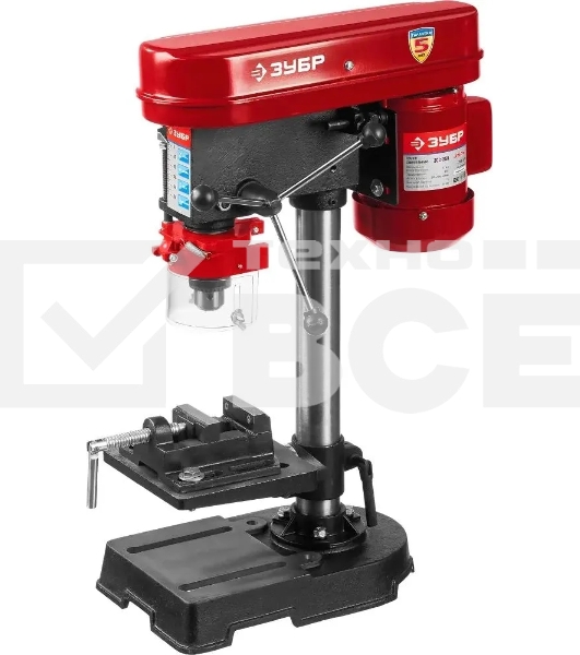 Станок сверлильный Зубр ЗСС-350 350 Вт, 2600 об/мин, 5 скоростей, патрон 13 мм