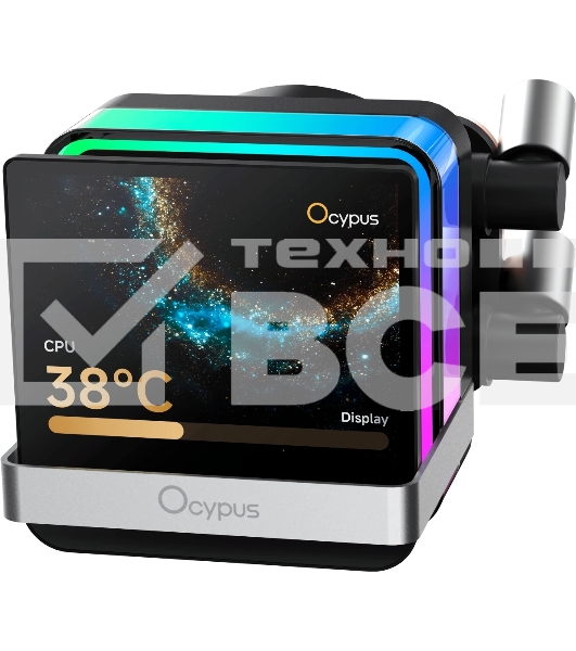 Система жидкостного охлаждения Ocypus Sigma L36 PRO BK IPS Display/черный/310W/All Intel/AMD AM*/Screws