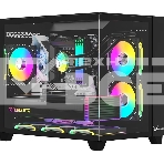 Компьютерный корпус AeroCool/Formula Crystal Z9ML Floe черный без БП mATX 4x120мм 2xUSB 3.0 audio bott PSU, фото 1