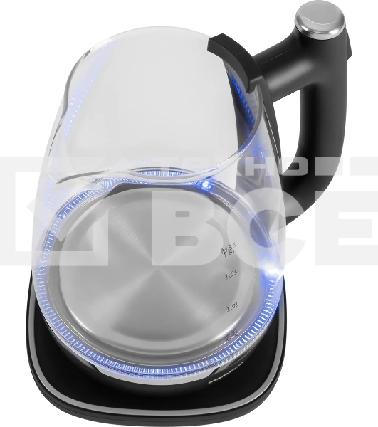 Чайник электрический Starwind SKG4041 1.8л. 1800Вт черный корпус: стекло