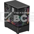 Корпус Formula Crystal U1M черный без БП mATX 1xUSB3.0 1xUSB3.1 audio bott PSU, фото10