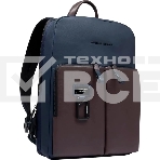 Рюкзак Piquadro Harper CA6311AP/BLUTM синий/коричневый кожа, фото2