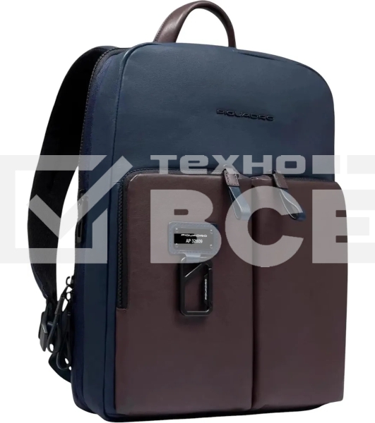 Рюкзак Piquadro Harper CA6311AP/BLUTM синий/коричневый кожа